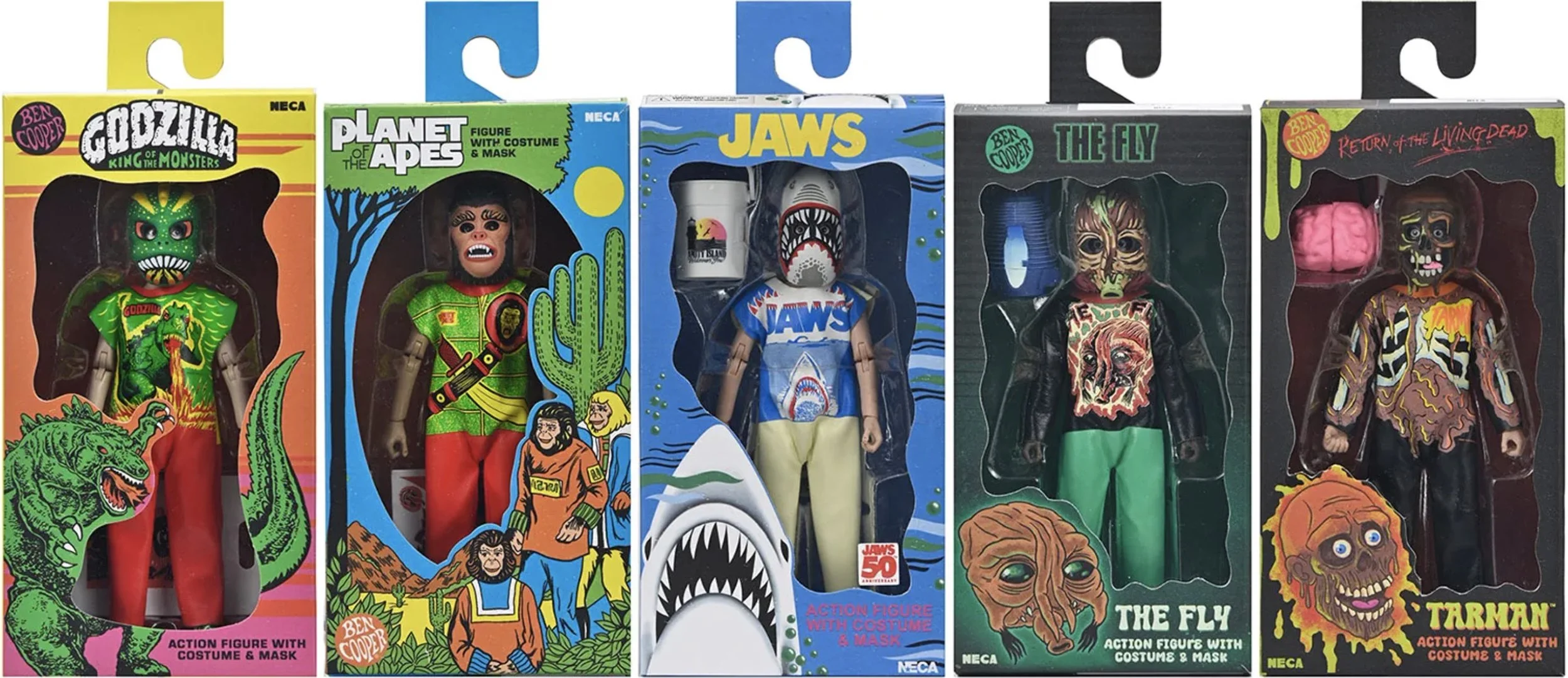 NECA BEN COOPER ベンクーパー ゴジラ ジョーズ エイプ他 ソフビ NECA BEN COOPER ベンクーパー ゴジラ ジョーズ エイプ他 ソフビ